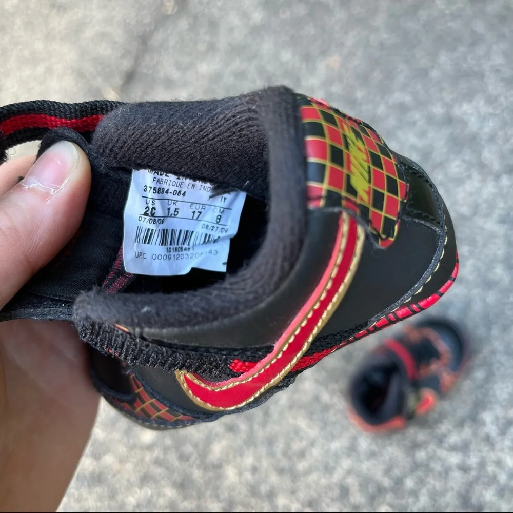 Nike Crib Shoes Black Red Checkered Nike Vandal 2C